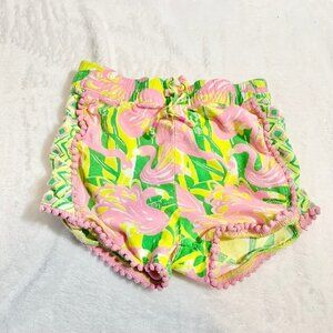 5/$25 Lilly Pulitzer for Target jungle print floral tassel lightweight shorts